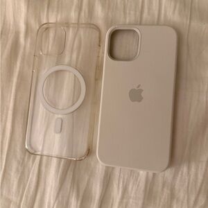 Apple White and Clear iPhone Case Set
